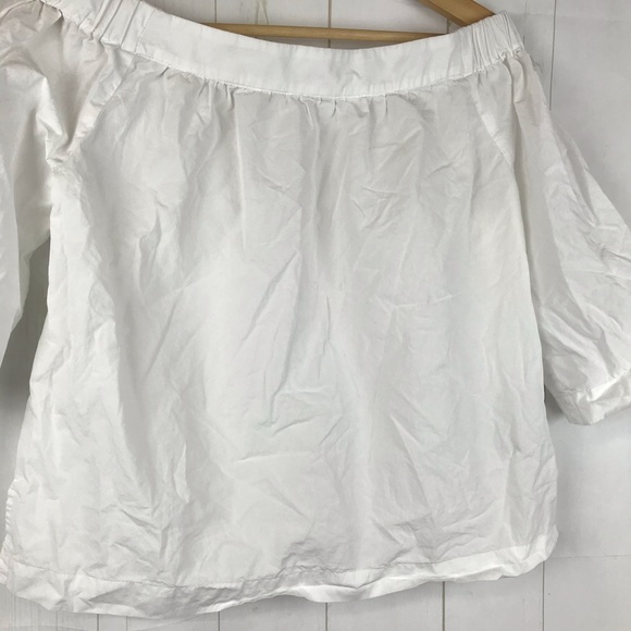 Madewell White Off the Shoulder Top Size S - Picture 2 of 4